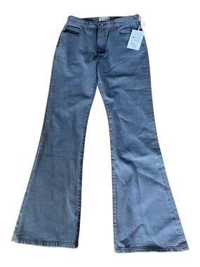 ethika Women's High-Rise Flare Jeans stormy grey